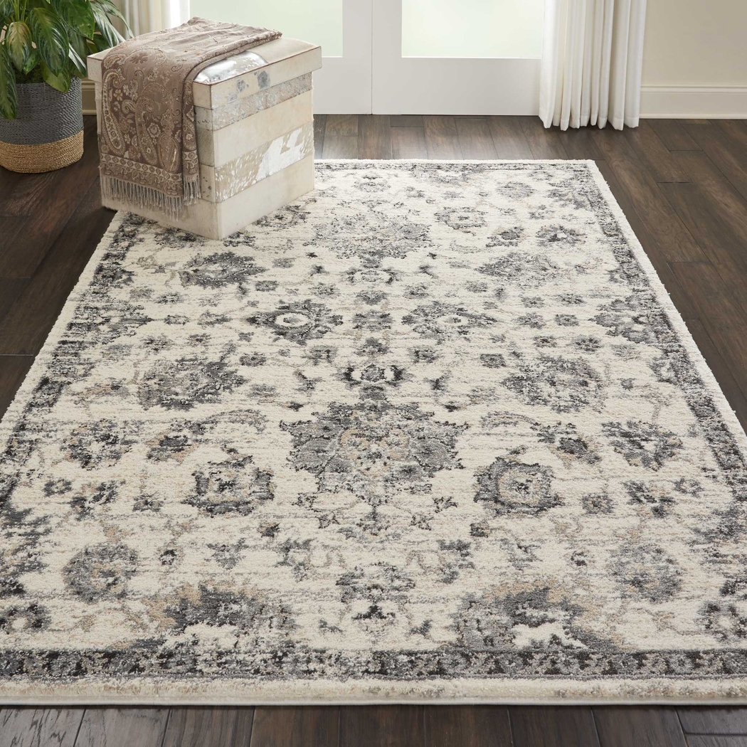 Adelien Gray 5'3 x 7'3 Rug - Thumbnail - Image 4