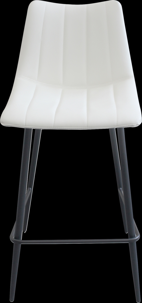 Adeline Court White Counter Height Stool - Thumbnail - Image 1