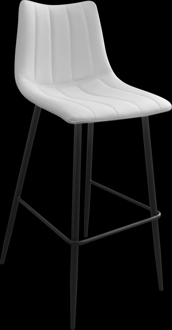 Adeline White Barstool - Thumbnail - Image 2