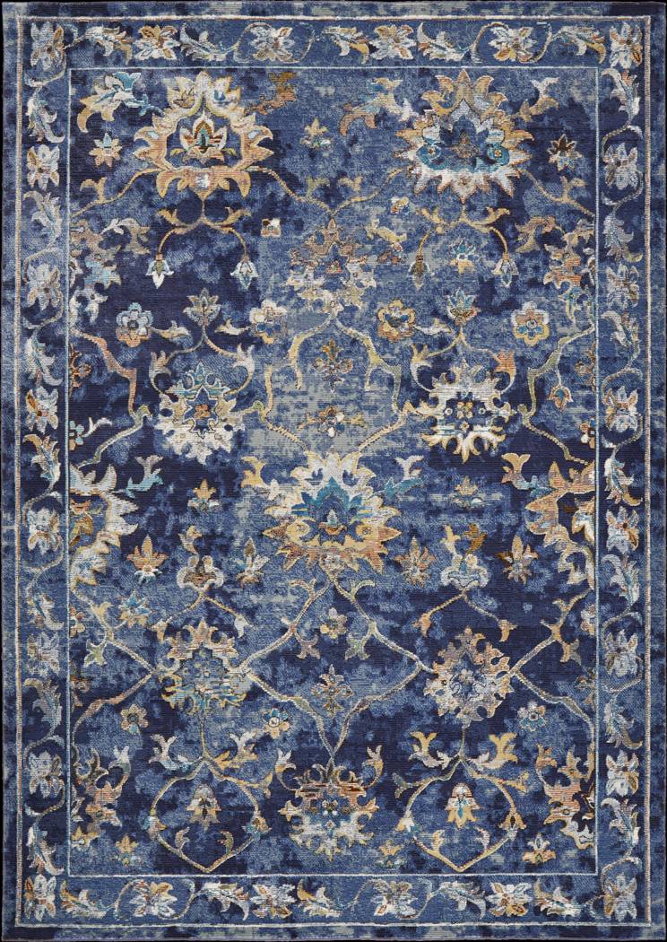 Adelisa Blue 5' x 8' Rug - Thumbnail - Image 1