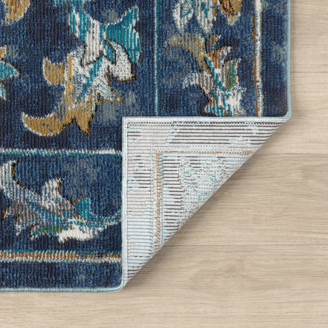 Adelisa Blue 7'9 x 9'9 Rug - Thumbnail - Image 7