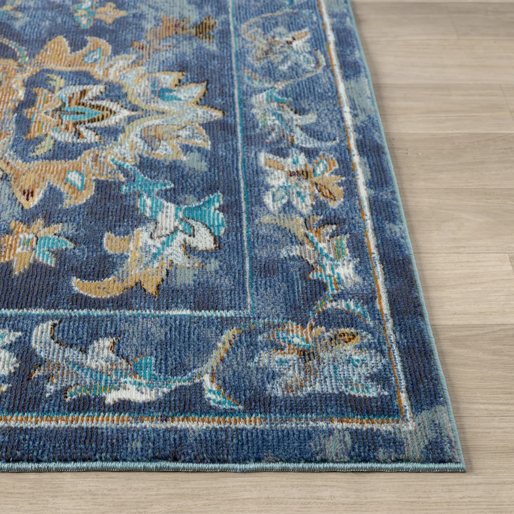 Adelisa Blue 7'9 x 9'9 Rug - Thumbnail - Image 8