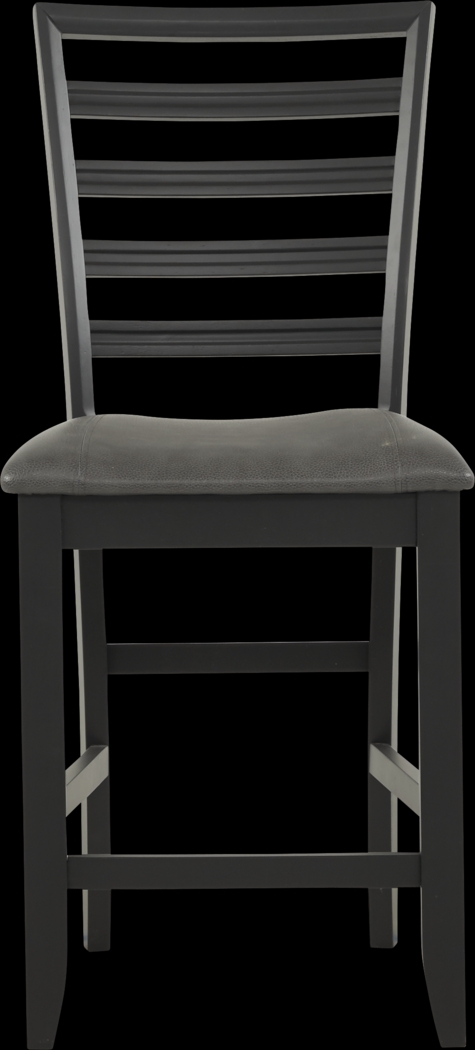 Adelson Black 5 Pc Counter Height Dining Room - Thumbnail - Image 6