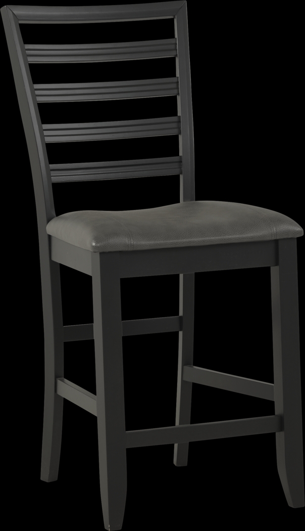 Adelson Black 5 Pc Counter Height Dining Room - Thumbnail - Image 4