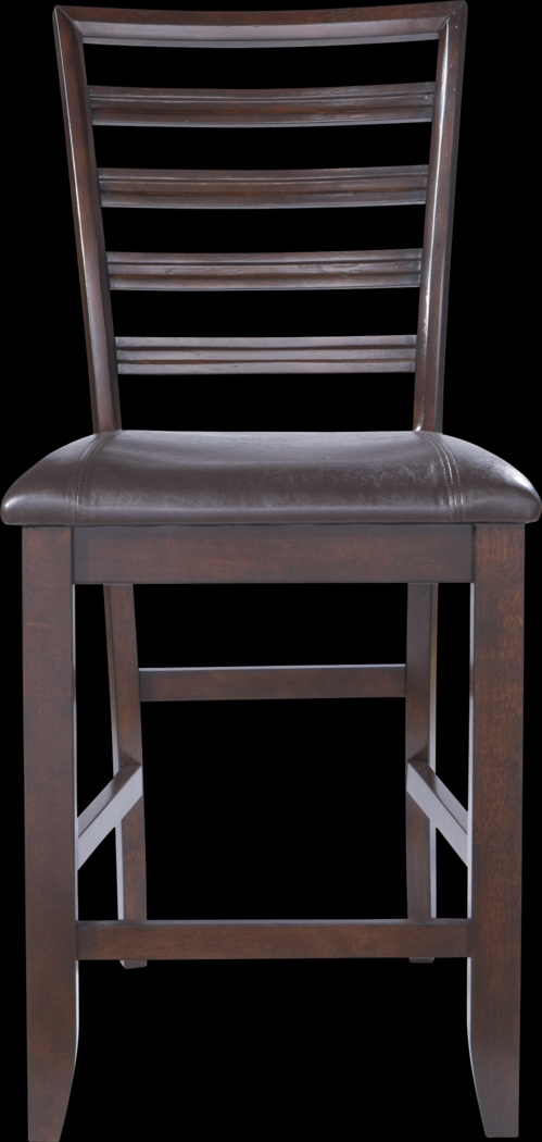 Adelson Chocolate 5 Pc Counter Height Dining Room - Thumbnail - Image 6