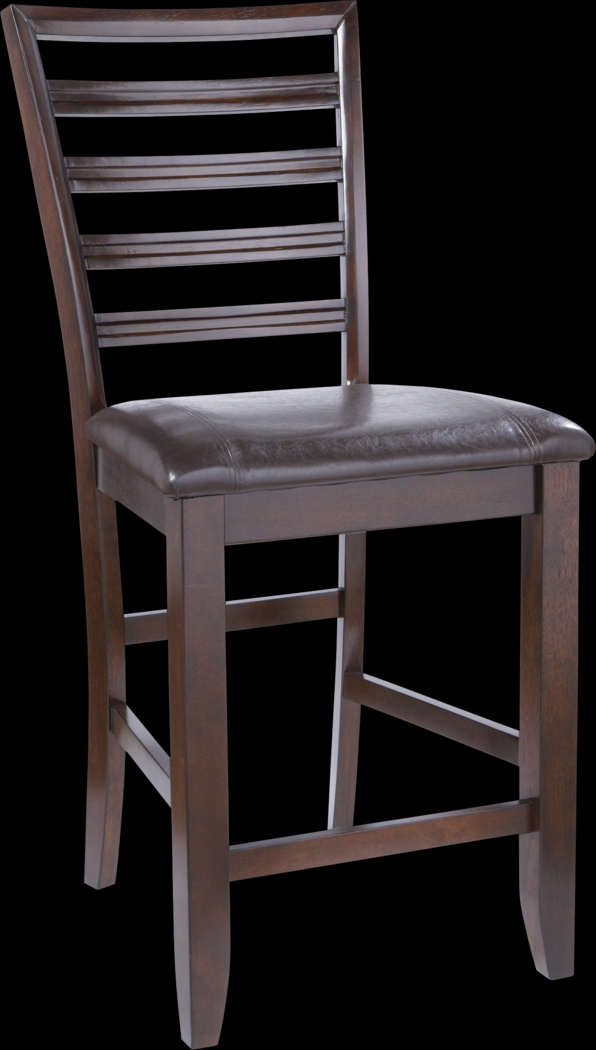 Adelson Chocolate 5 Pc Counter Height Dining Room - Thumbnail - Image 5