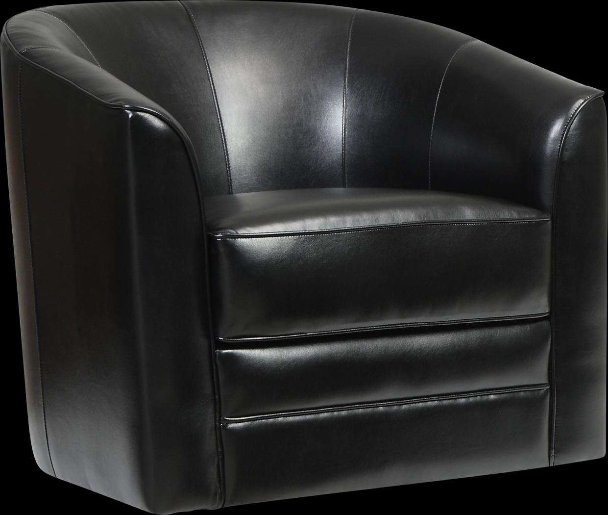 Adelta Black Accent Swivel Chair - Thumbnail - Image 4