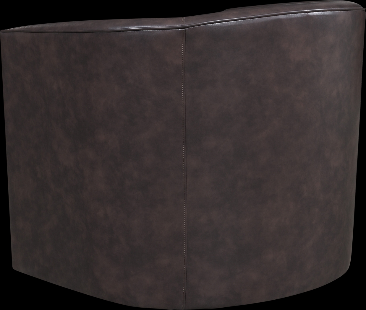 Adelta Dark Brown Accent Swivel Chair - Thumbnail - Image 3