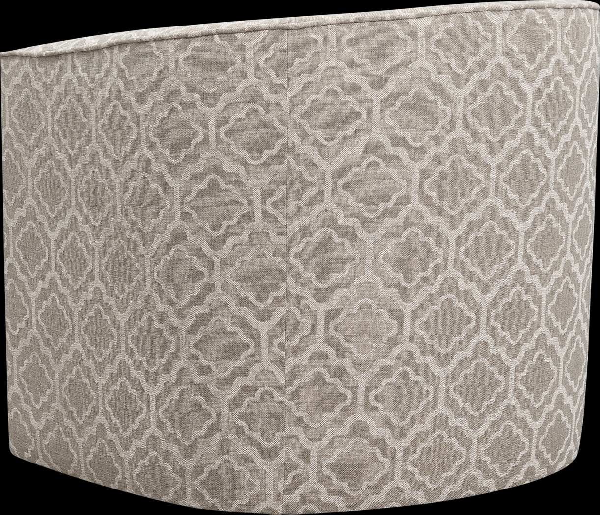 Adelta Light Brown Accent Swivel Chair - Thumbnail - Image 2