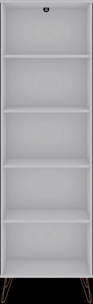 Ademoor White Bookcase - Thumbnail - Image 6