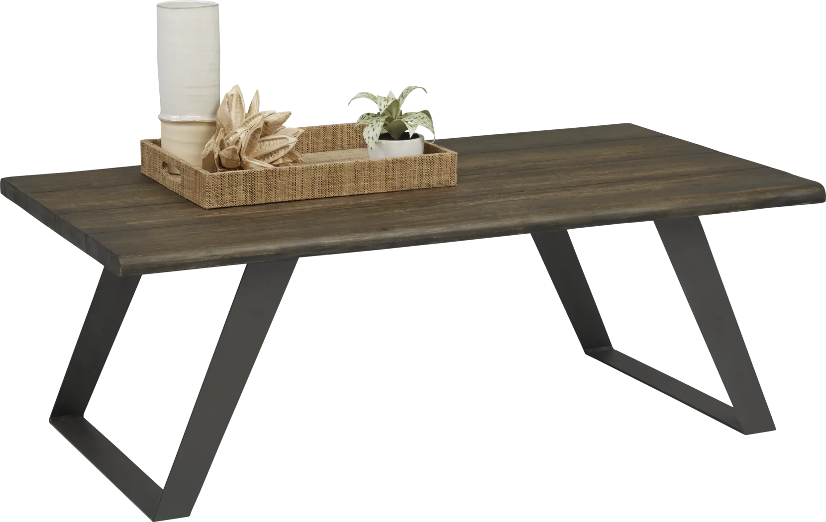 Aden Dark Brown Cocktail Table - Thumbnail - Image 2