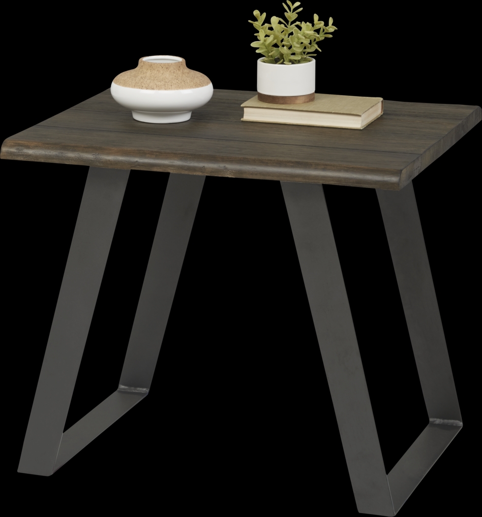 Aden Dark Brown End Table - Thumbnail - Image 3