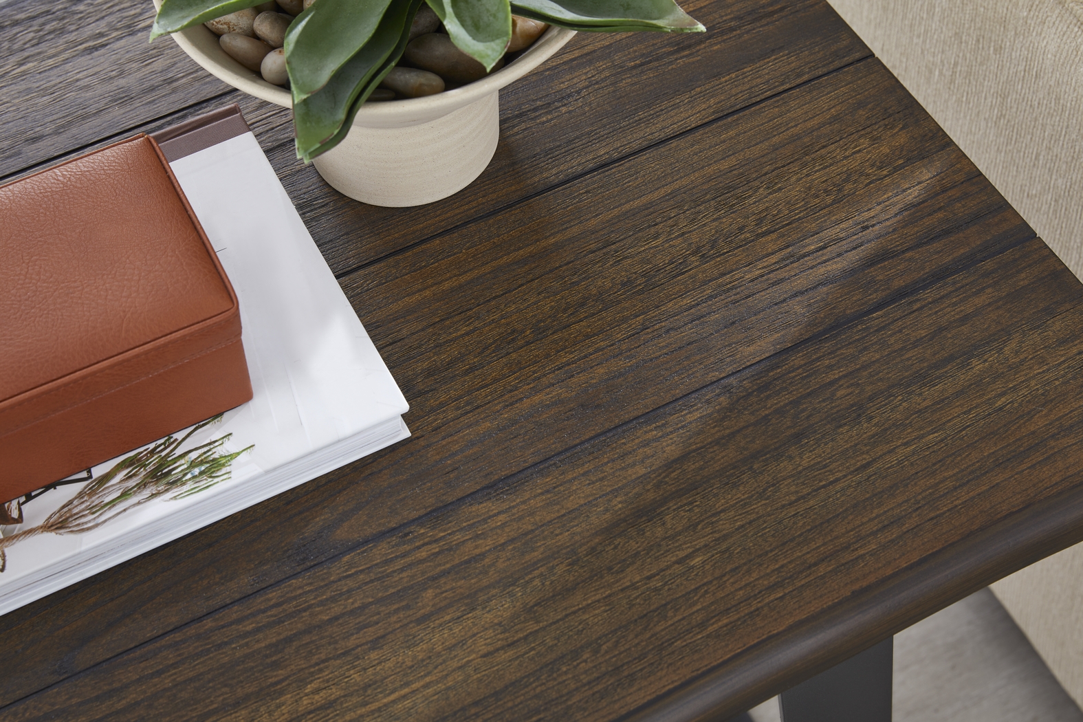 Aden Dark Brown End Table - Thumbnail - Image 4