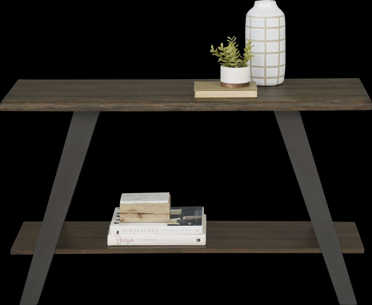 Aden Dark Brown Sofa Table - Thumbnail - Image 2