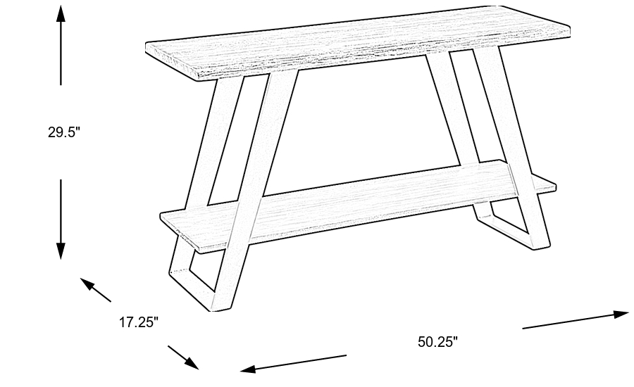Dimension Image. Please refer to the Dimension Tab on this page for dimension details.