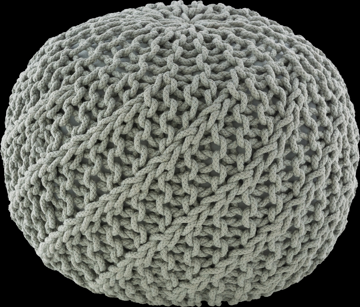 Adencliff Mint Ottoman - Thumbnail - Image 1