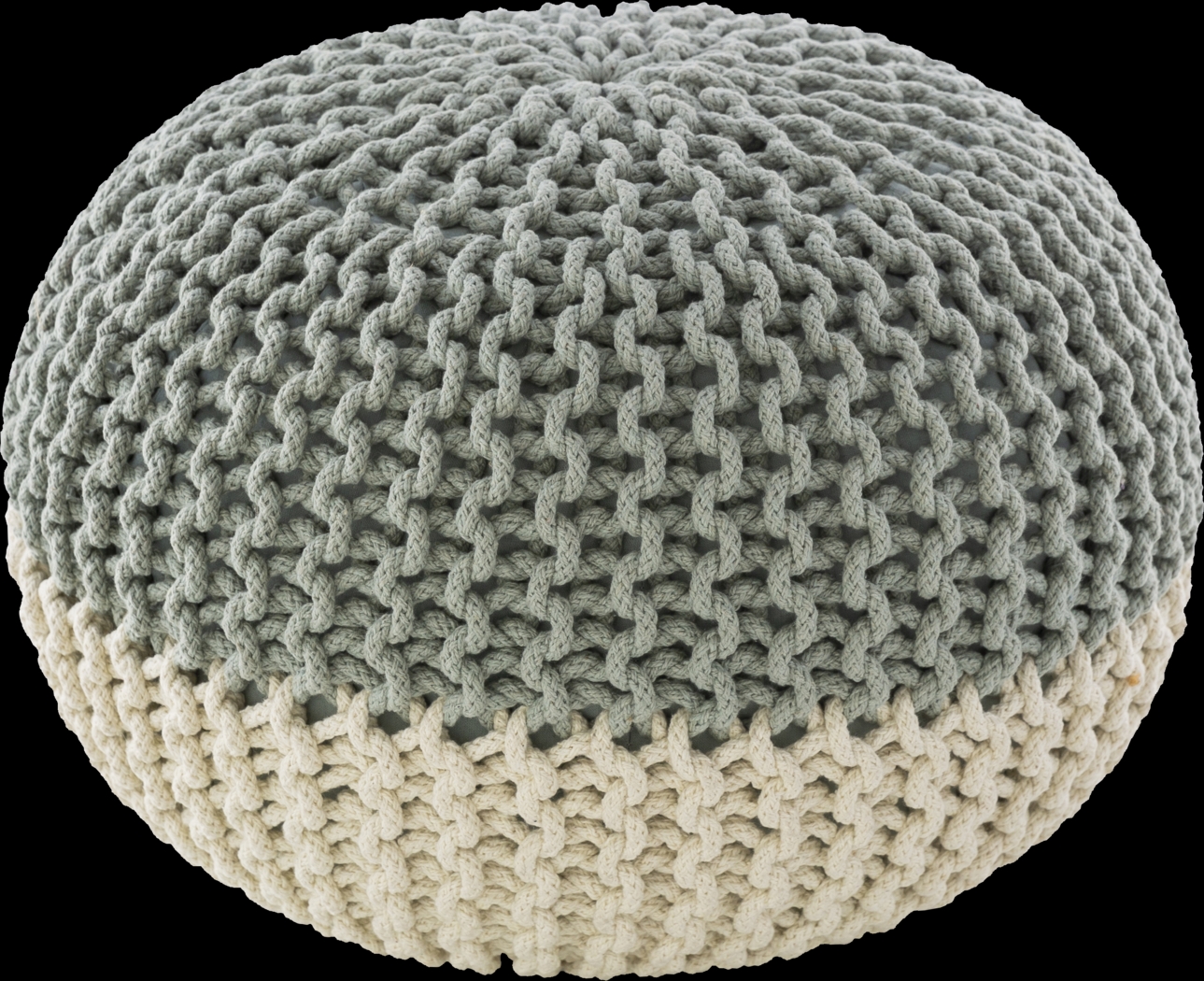 Adencliff Mint Ottoman - Thumbnail - Image 1