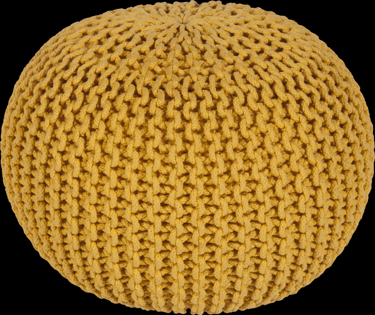 Adencliff Yellow Ottoman - Thumbnail - Image 1