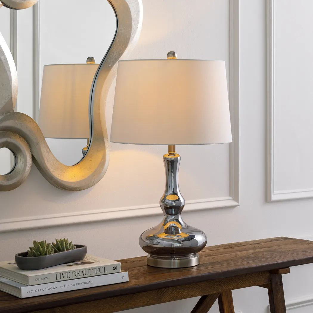 Adenlee Place Silver Lamp - Thumbnail - Image 7