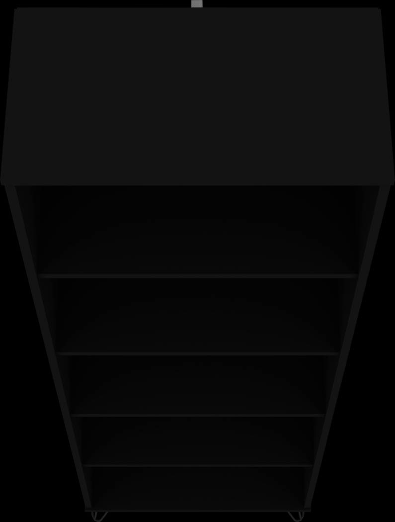 Adenmoor Black Bookcase - Thumbnail - Image 4