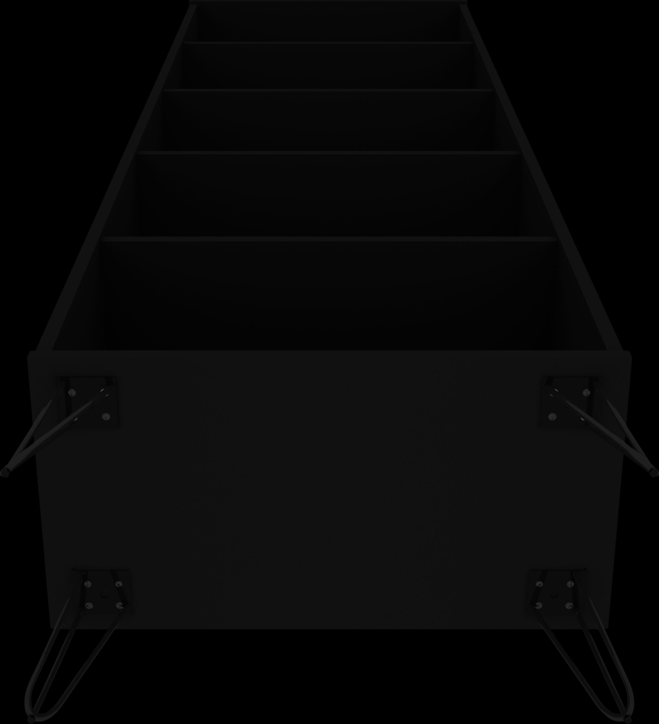 Adenmoor Black Bookcase - Thumbnail - Image 5