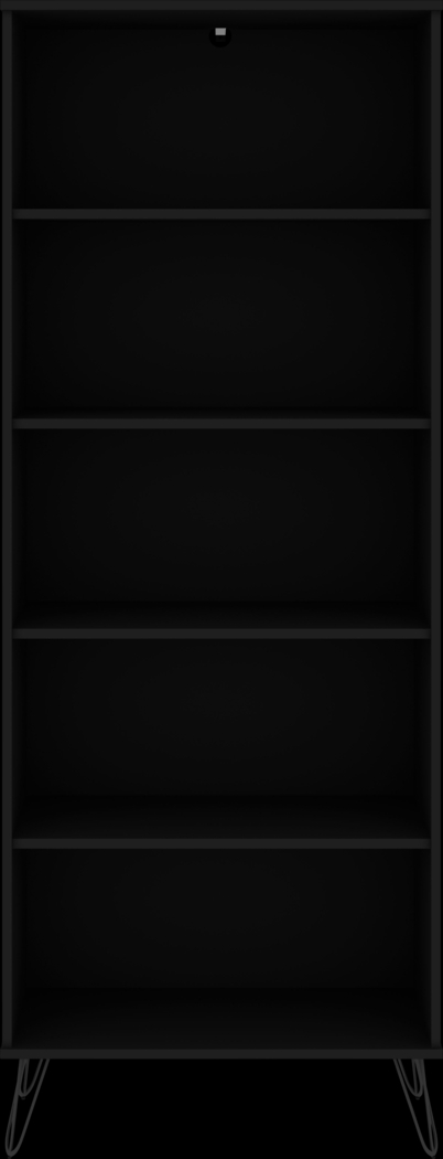 Adenmoor Black Bookcase - Thumbnail - Image 6