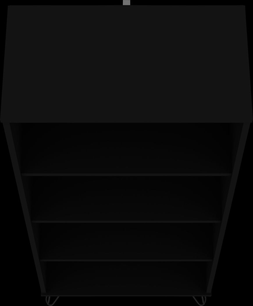 Adenmoor Black Bookcase - Thumbnail - Image 4