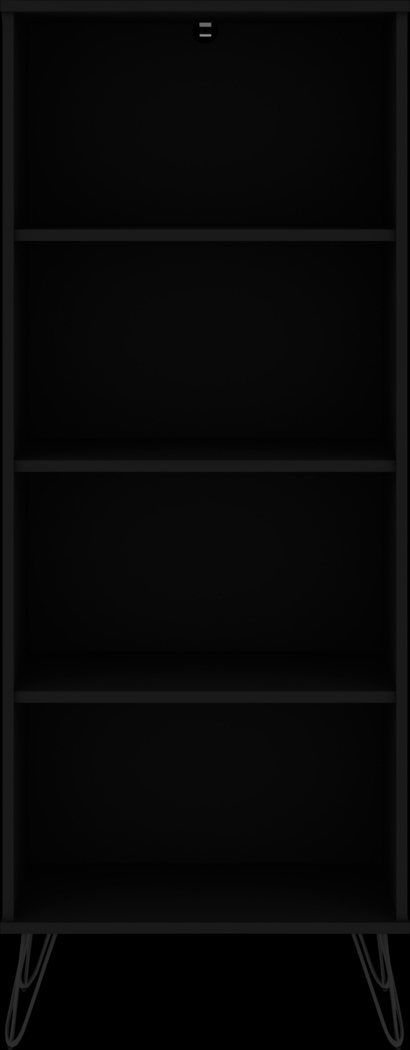 Adenmoor Black Bookcase - Thumbnail - Image 6