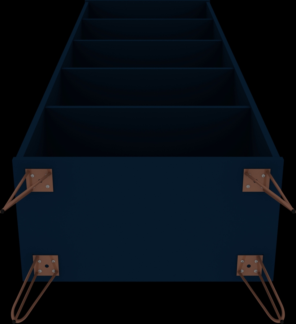 Adenmoor Blue Bookcase - Thumbnail - Image 6