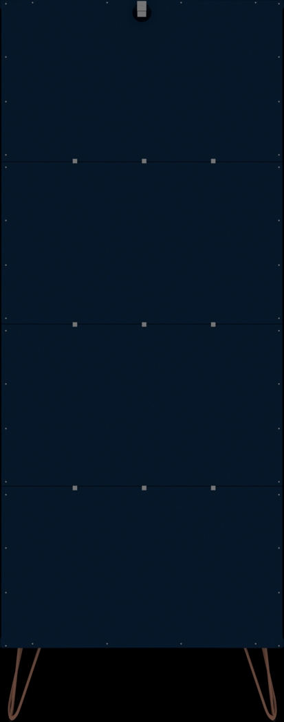 Adenmoor Blue Bookcase - Thumbnail - Image 3