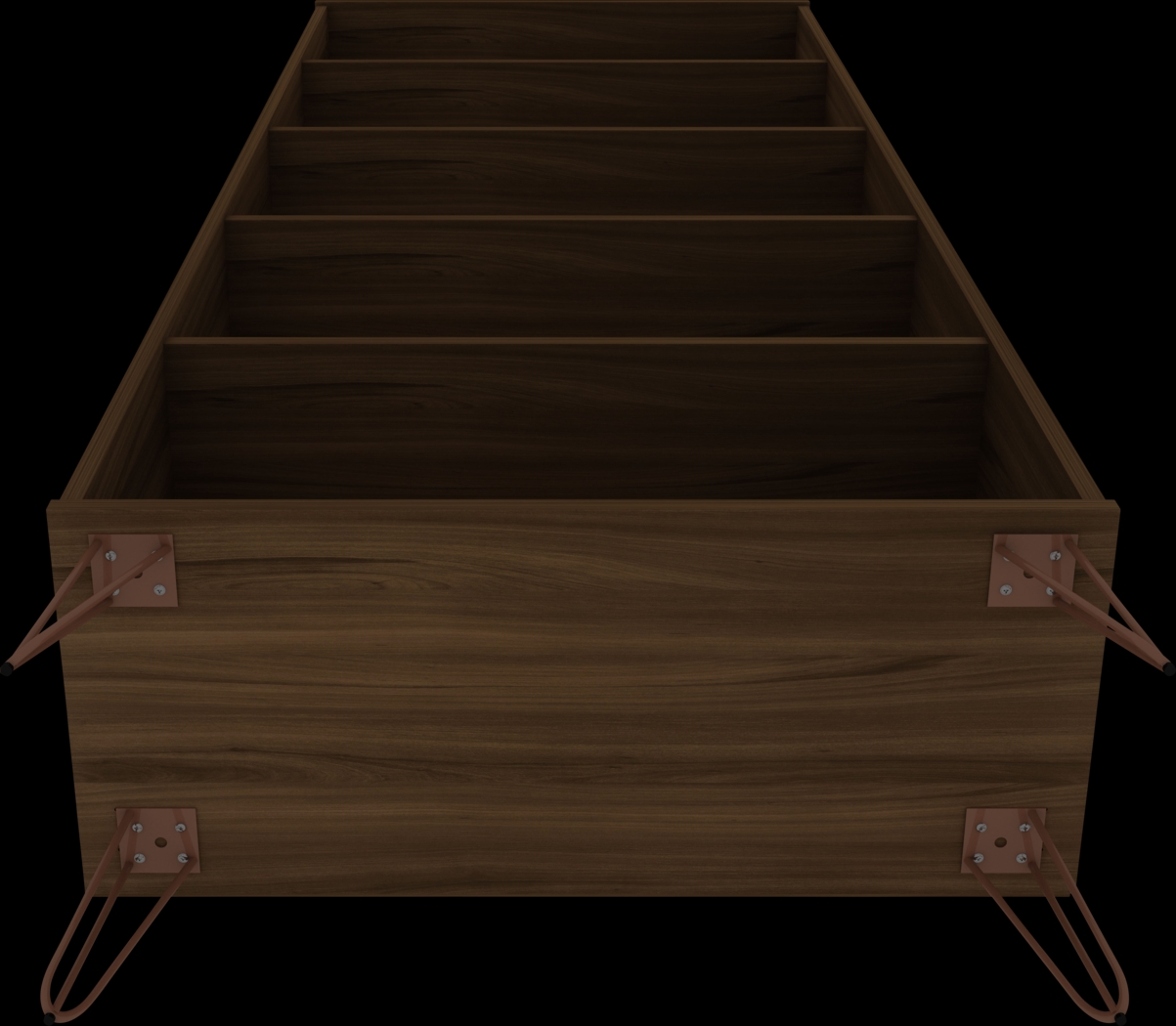 Adenmoor Brown Bookcase - Thumbnail - Image 5