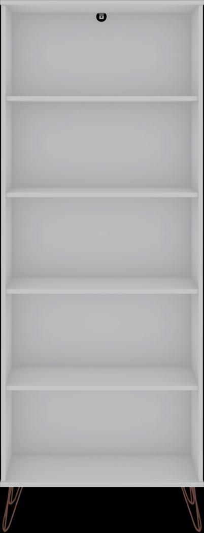 Adenmoor White Bookcase - Thumbnail - Image 6