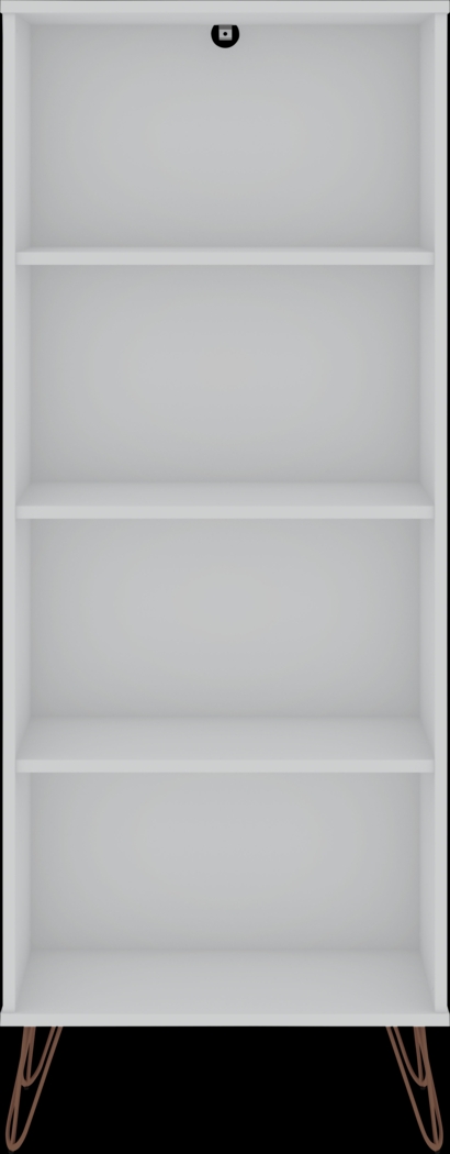 Adenmoor White Bookcase - Thumbnail - Image 6
