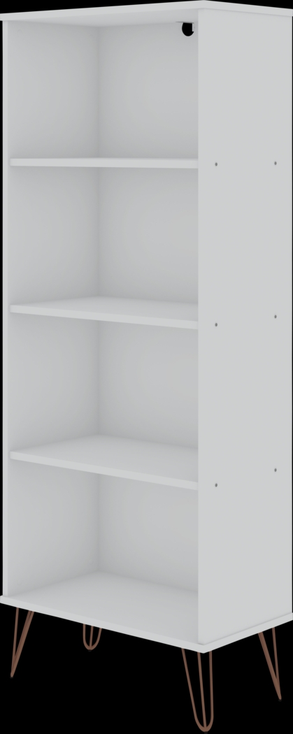 Adenmoor White Bookcase - Thumbnail - Image 1