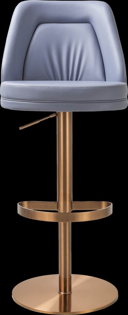 Aderene Blue Swivel Barstool - Thumbnail - Image 3