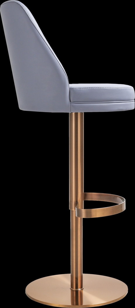 Aderene Blue Swivel Barstool - Thumbnail - Image 4