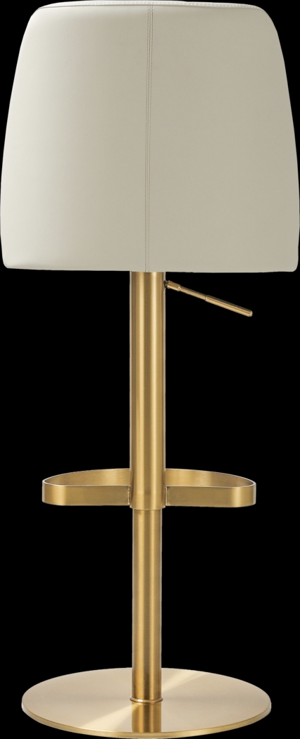 Aderene Cream Swivel Barstool - Thumbnail - Image 5