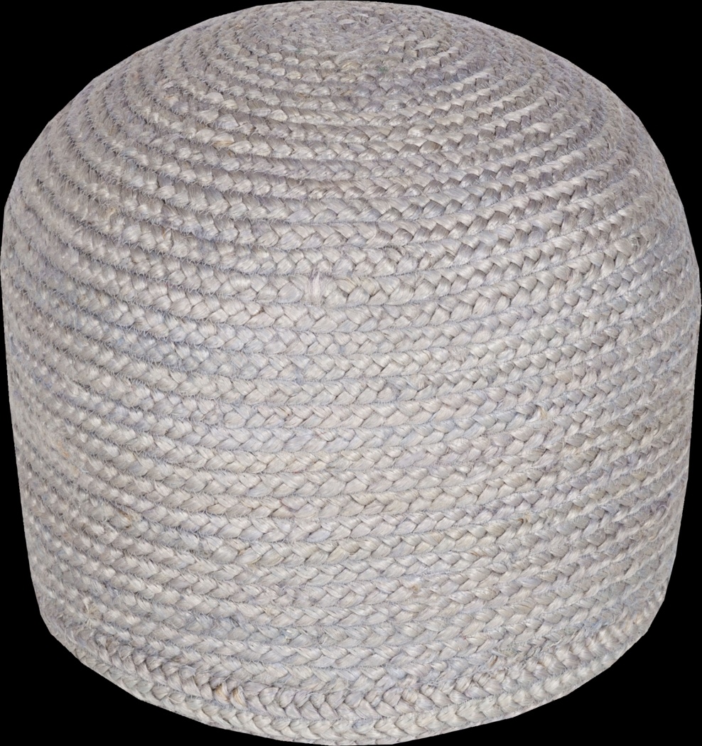 Aderodrome Light Gray Ottoman - Thumbnail - Image 1