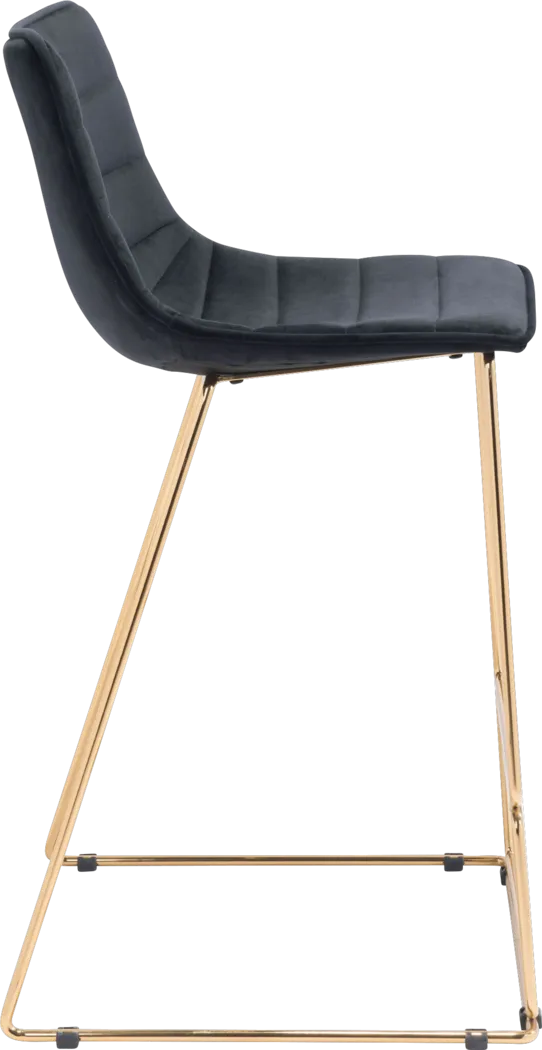 Adger Black Barstool - Thumbnail - Image 2