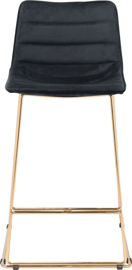 Adger Black Barstool - Thumbnail - Image 3
