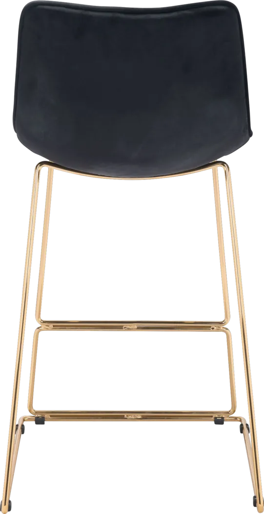 Adger Black Barstool - Thumbnail - Image 4
