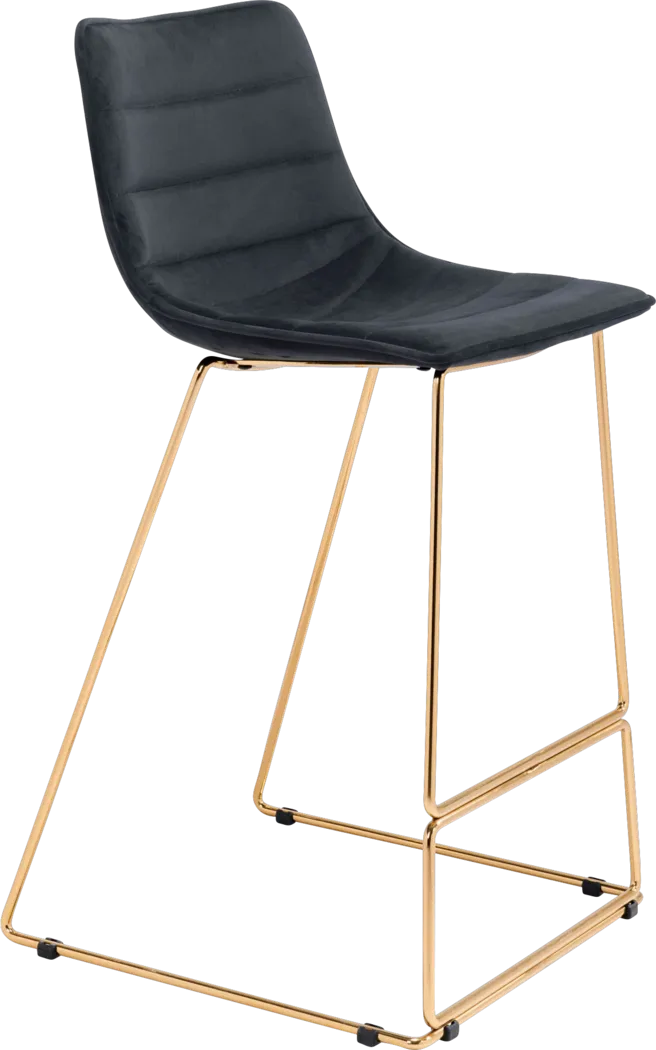 Adger Black Barstool - Thumbnail - Image 1