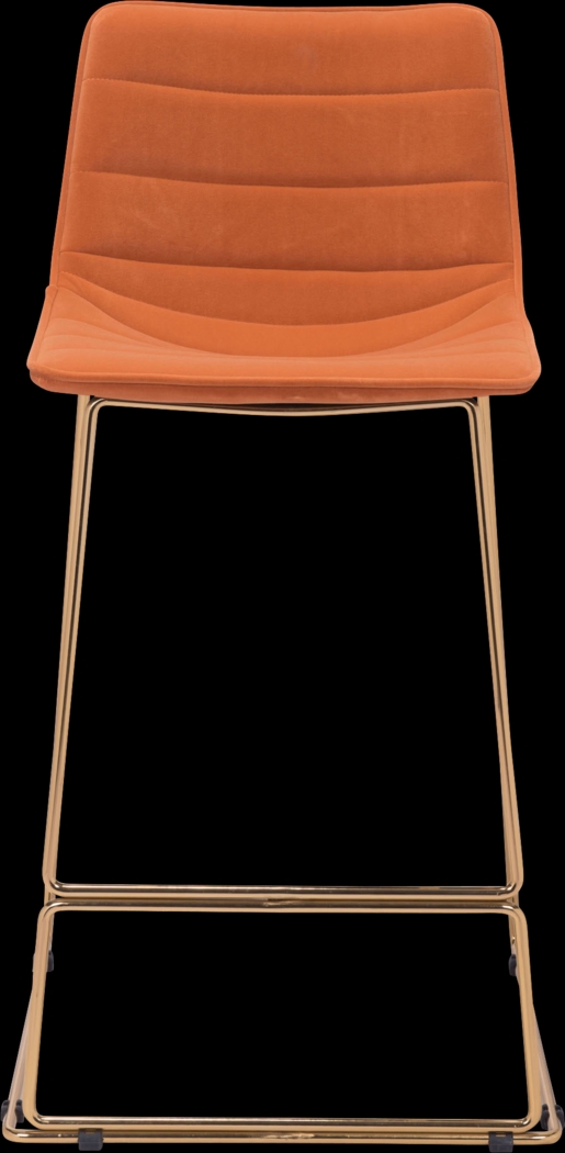 Adger Orange Barstool - Thumbnail - Image 3