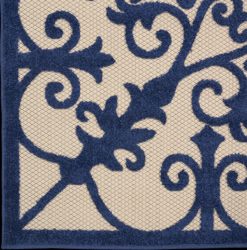 Adilen Navy 8' x 11' Indoor/Outdoor Rug - Thumbnail - Image 6