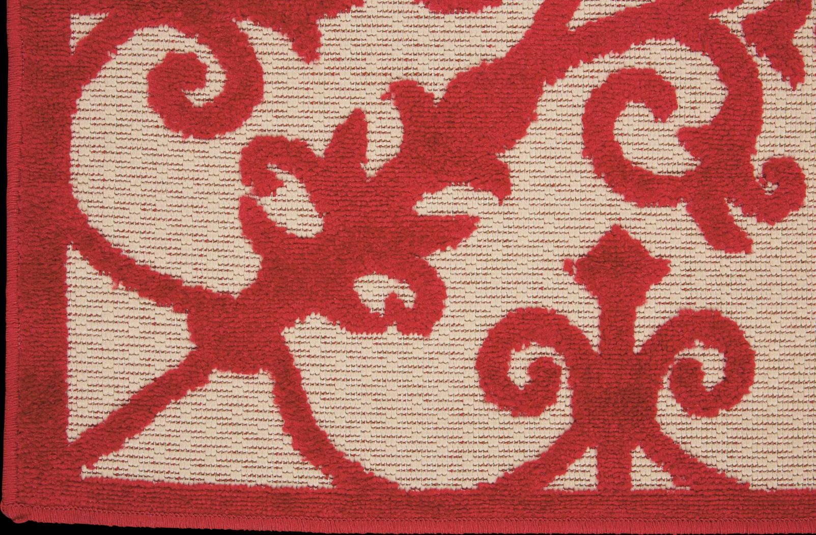 Adilen Red 5' x 8' Indoor/Outdoor Rug - Thumbnail - Image 2