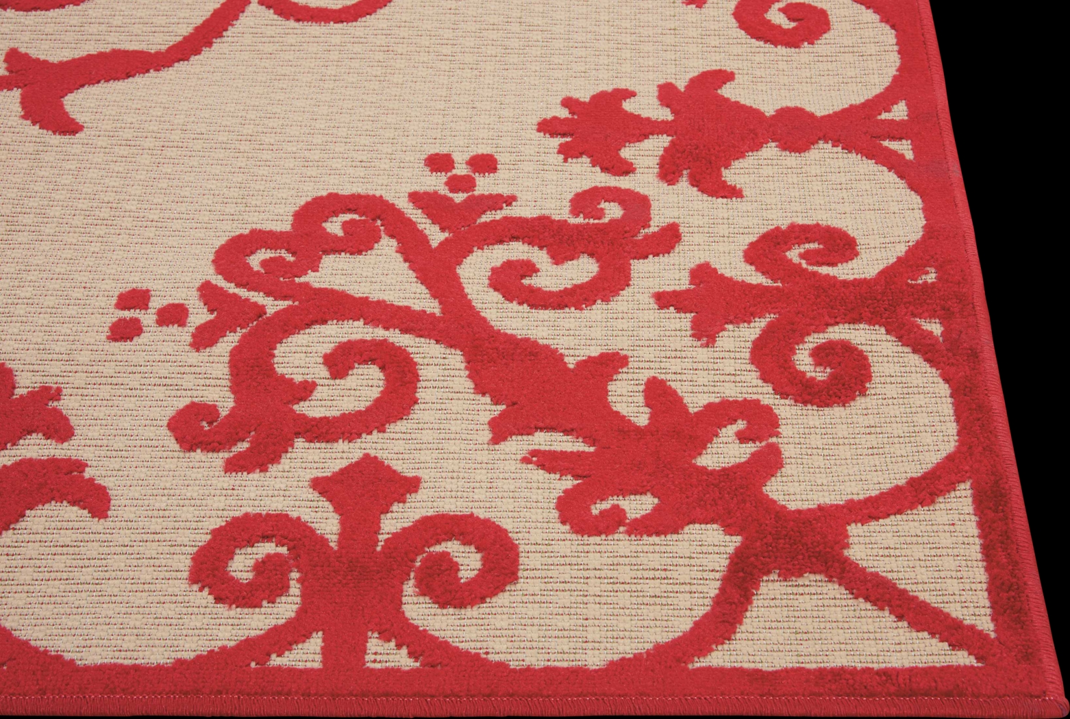 Adilen Red 5' x 8' Indoor/Outdoor Rug - Thumbnail - Image 4