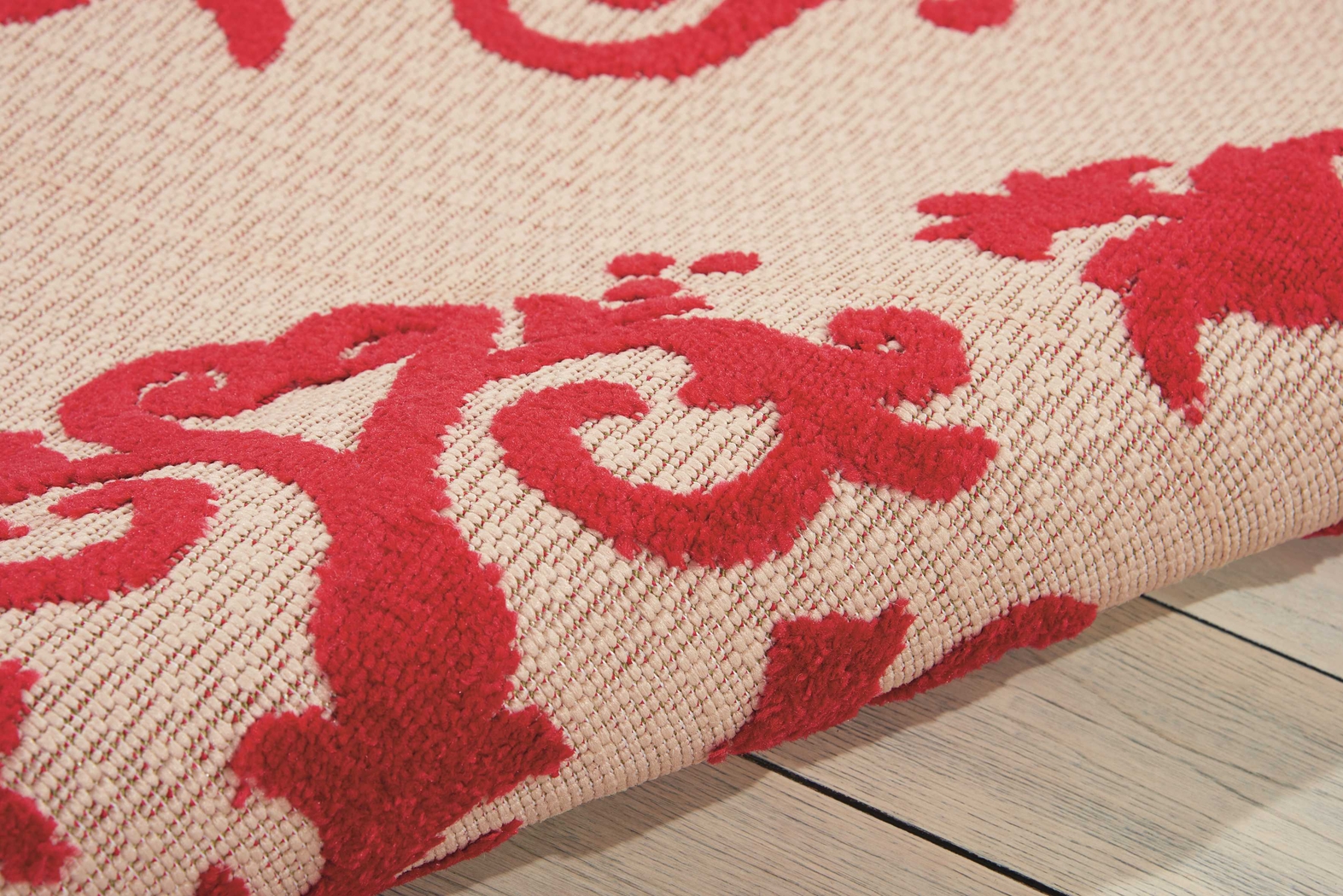 Adilen Red 8' x 11' Indoor/Outdoor Rug - Thumbnail - Image 3