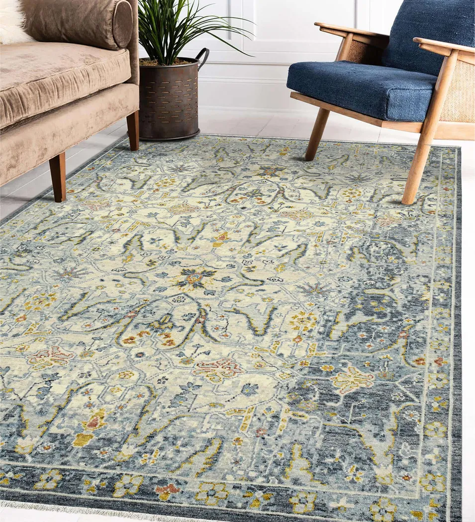 Adima Blue 8' x 10' Rug - Thumbnail - Image 2