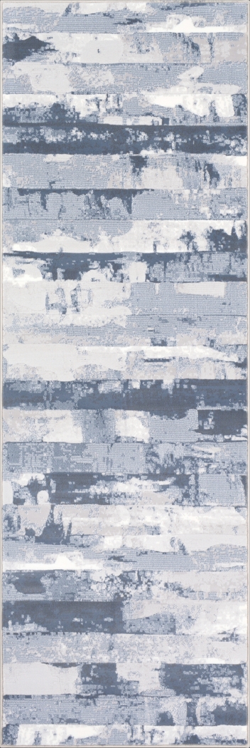 Adin Blue 2'7 x 7'10  Runner Rug - Thumbnail - Image 1