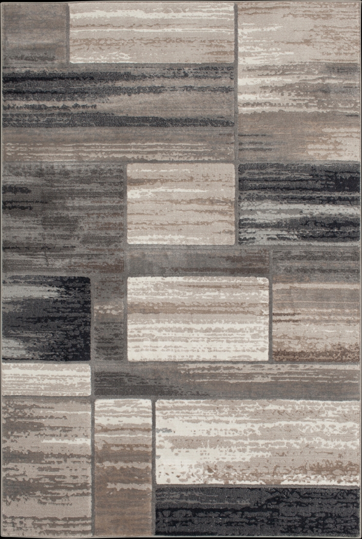 Adir Gray 7'10 x 9'10 Rug - Thumbnail - Image 1